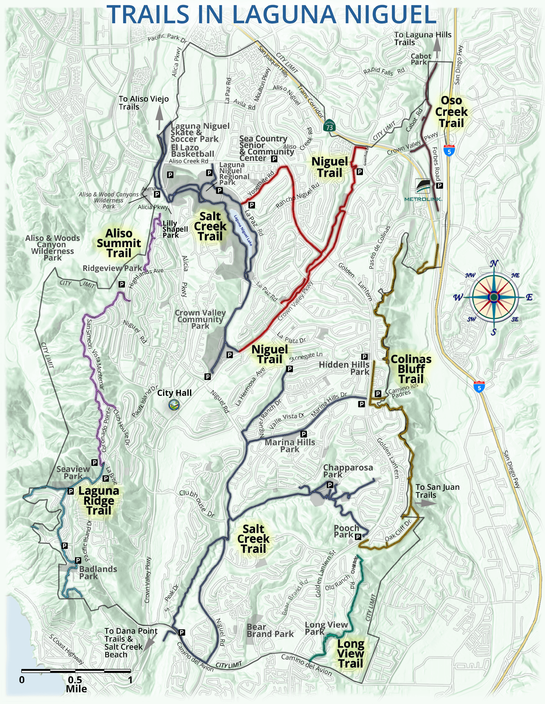 Trails in Laguna Niguel