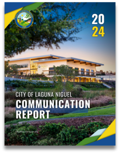 2024 Communication Report Front Cover with Crown Valley Community Center Centered