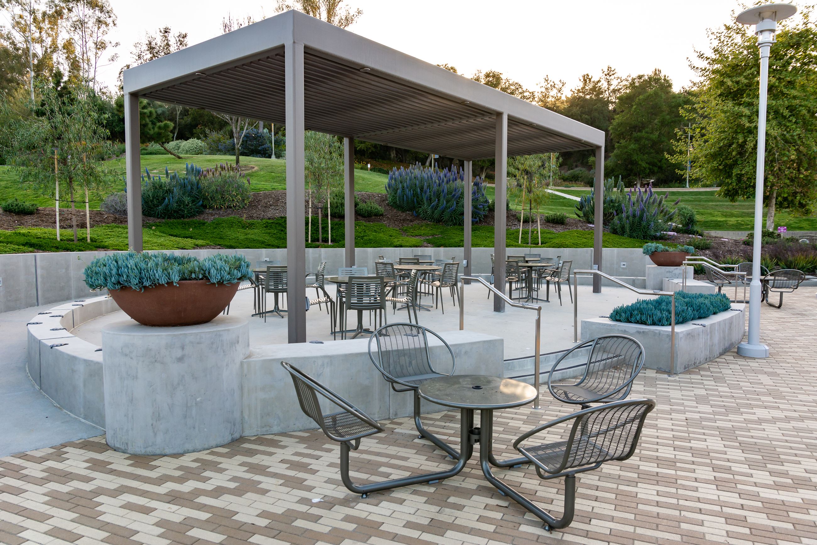 valley plaza and outside space